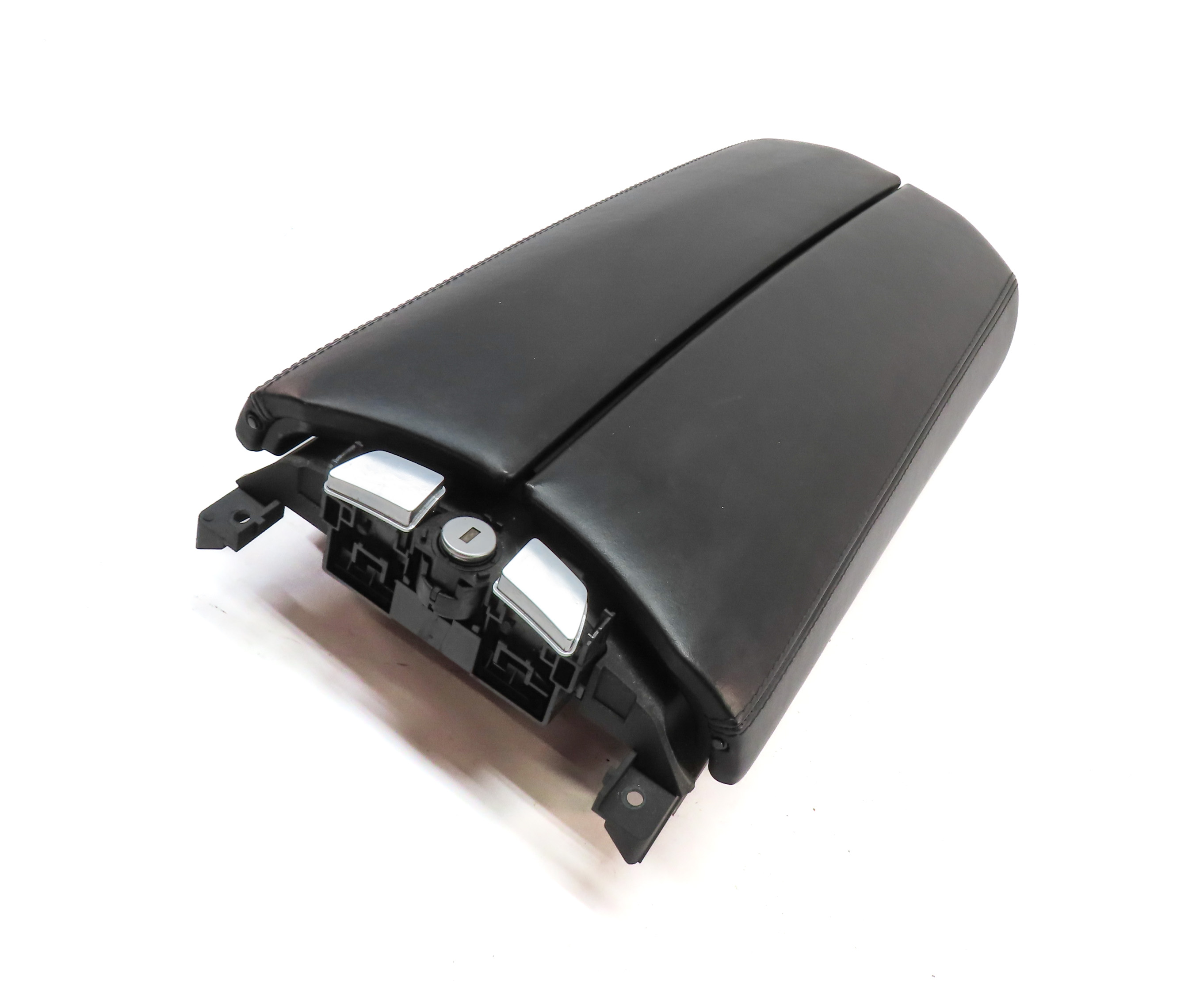 2009-2015 BMW 7 SERIES (F01 F02 F04) FRONT CENTER CONSOLE ARM REST LID (Black) — exact item pictured